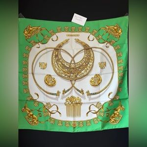 Hermes silk scarf